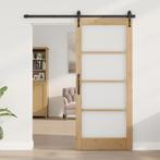 vidaXL Interieurdeur met Glas ORKDAL86x198,5x4 cm Massief, Doe-het-zelf en Verbouw, Deuren en Horren, Verzenden, Nieuw