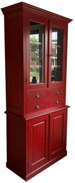 Buffetkast robijnrood Baarn 100 x 230cm, Huis en Inrichting, Ophalen of Verzenden, Nieuw