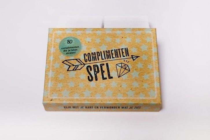 Complimentenspel | Complimentenspel - Gespreksstarters, Hobby en Vrije tijd, Gezelschapsspellen | Kaartspellen, Nieuw, Verzenden