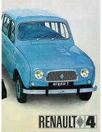 1966 RENAULT 4 BROCHURE NEDERLANDS, Boeken, Auto's | Folders en Tijdschriften, Nieuw, Renault, Author