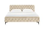 Design tweepersoonsbed MODERN BAROK 180x200cm champagne, Huis en Inrichting, Slaapkamer | Bedden, Ophalen of Verzenden, Nieuw
