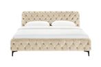 Design tweepersoonsbed MODERN BAROK 180x200cm champagne, Nieuw, Ophalen of Verzenden