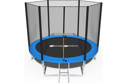 Trampoline 305 cm met Net - Blauw - Tweedekansje - OP = OP!, Kinderen en Baby's, Speelgoed | Buiten | Trampolines, Nieuw, Ophalen of Verzenden
