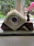 Art deco schoorsteen pendule ca 1960 - Marmer - Eind 20e