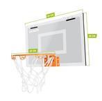 VirtuFit Pro Mini Basketbalbord met 2 Ballen en Pomp - Wit, Sport en Fitness, Basketbal, Verzenden, Nieuw