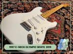 Fender Custom Shop 57 C-Neck Stratocaster 2019 Olympic White, Solid body, Gebruikt, Ophalen of Verzenden, Fender