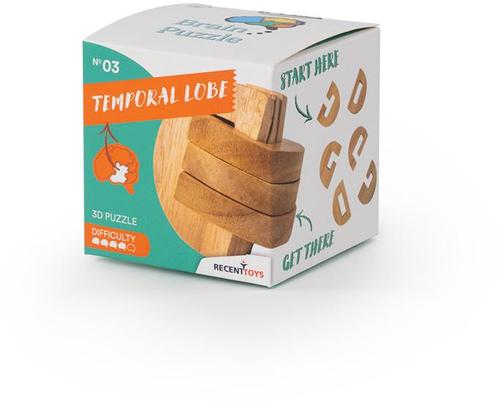 Temporal Lobe Breinbreker (Level 4) | Recent Toys - Puzzels, Hobby en Vrije tijd, Denksport en Puzzels, Nieuw, Verzenden