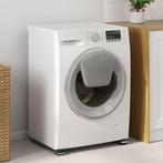 vidaXL Wasmachinesokkel 2 pcs Zwart 72 x 5 x 4.5 cm Staal, Witgoed en Apparatuur, Verzenden, Nieuw