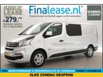 Fiat Talento 1.6 MJ EcoJet L2H1 DC Airco Cruise Cam €279pm, Nieuw, Zilver of Grijs, Lease, Fiat