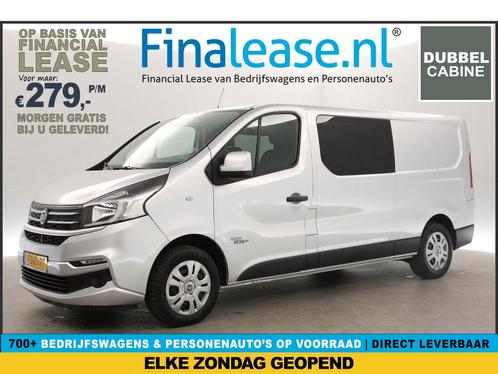 Fiat Talento 1.6 MJ EcoJet L2H1 DC Airco Cruise Cam €279pm, Auto's, Bestelauto's, Lease, Handgeschakeld, Diesel, Fiat, Zilver of Grijs