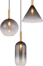 2dekans | Globo - hanglamp - Elisabeth - messing - glas, Ophalen of Verzenden, Zo goed als nieuw