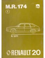 1975-1978 RENAULT 20: R1271 WERKPLAATSHANDBOEK ENGELS, Auto diversen, Handleidingen en Instructieboekjes