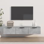 vidaXL Wandkast 102x30x20 cm bewerkt hout betongrijs, Verzenden, Nieuw