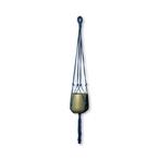 Plantenhanger Original Petrol Blauw - Katoen - Macramé -, Huis en Inrichting, Woonaccessoires | Overige, Ophalen of Verzenden