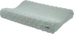 Meyco Baby Knots aankleedkussenhoes - stone green - 50x70cm, Verzenden, Nieuw