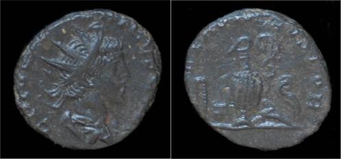 274ad Roman Tetricus Ii billon antoninianus pontificate i..., Postzegels en Munten, Munten | Europa | Niet-Euromunten, Verzenden