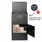 XXXL Pakketbrievenbus + GRATIS sticker - PakketPanda®, Tuin en Terras, Verzenden, Nieuw, Rvs