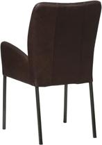Donkerbruine leren    -  (donkerbruin leer), Huis en Inrichting, Stoelen, Overige kleuren, Nieuw, Leer, Ophalen of Verzenden