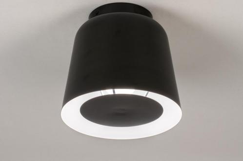 Rietveld Plafondlampen - Zwart - Metaal, Huis en Inrichting, Lampen | Plafondlampen, Verzenden