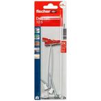 Hollewandplug met schroef | Fischer DuoTec | 2 stuks, Verzenden, Nieuw