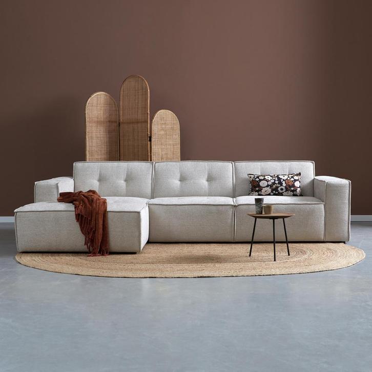 *WOONWINKEL* PEPP Interiors Flow Moderne Hoekbank Met Stikse, Huis en Inrichting, Banken | Bankstellen, Nieuw, Verzenden