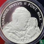 Vaticaan 10 euro 2003 (PROOF) 25th anniversary Pontifica..., Postzegels en Munten, Verzenden, Losse munt, Goud