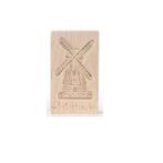 Speculaasplank Medium Molen 11x7cm., Verzenden, Nieuw