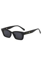 Smalle Zonnebril Rechthoekige Glazen Zwart Retro Kunststof M, Sieraden, Tassen en Uiterlijk, Zonnebrillen en Brillen | Dames, Nieuw