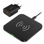 Choetech T511-S - pad vierkant - zwart -10W + USB stekker, Ophalen of Verzenden, Nieuw