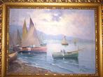 Italiaanse school (XX) - Barche, Antiek en Kunst
