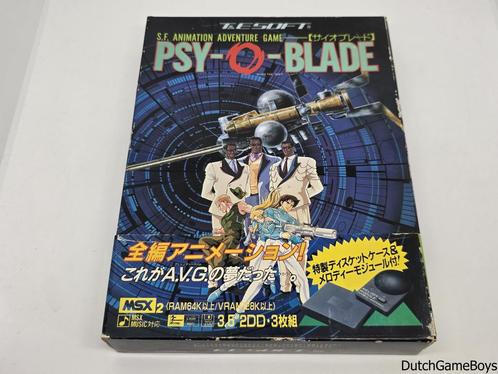 MSX - T & E Soft - PSY-O-Blade, Spelcomputers en Games, Spelcomputers | Overige, Gebruikt, Verzenden