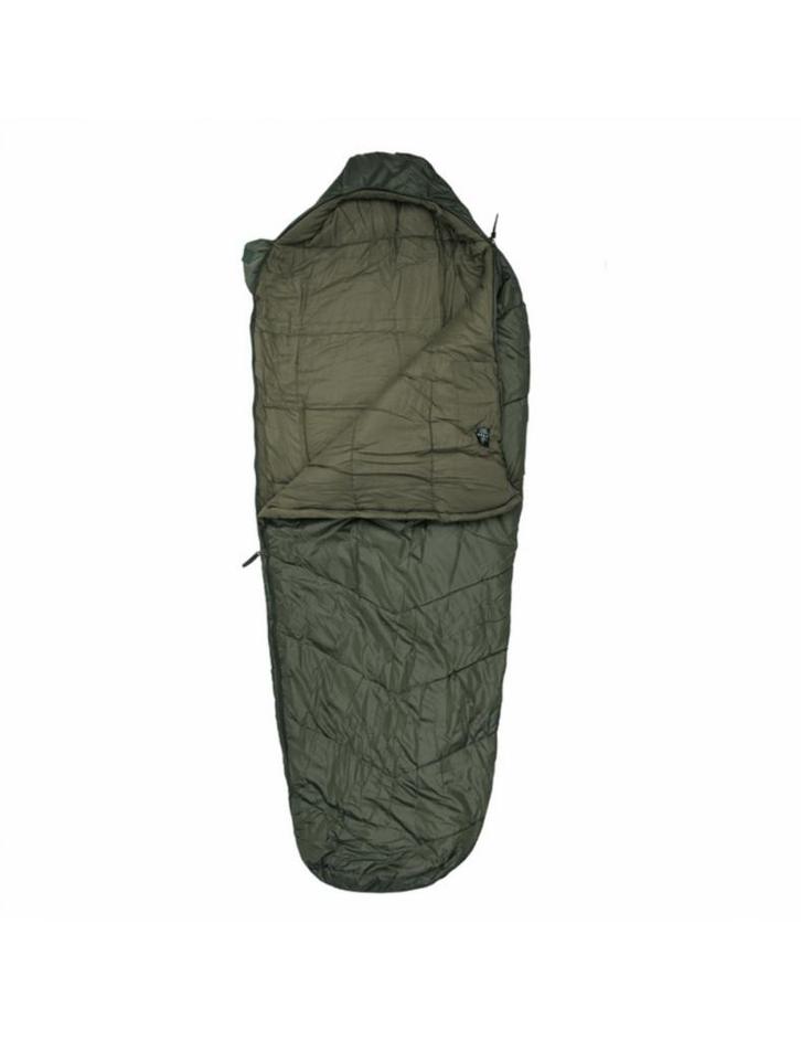 TF-2215 mummyslaapzak Modulair 0°C 230 x 86 cm - Groen, Caravans en Kamperen, Slaapzakken, Nieuw, Verzenden