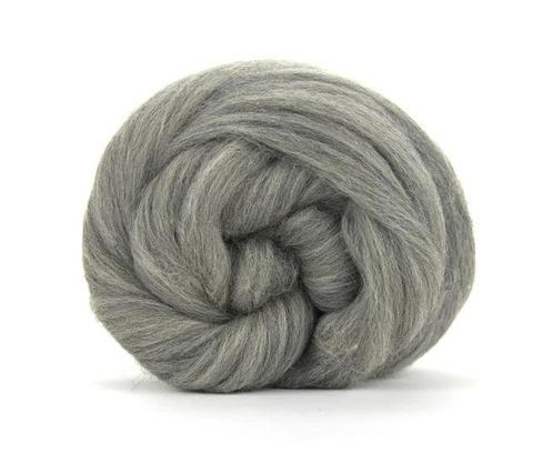 Grijze merino lontwol  E23, Hobby en Vrije tijd, Spinnewielen en Spinnen, Spinwol, Nieuw, Ophalen of Verzenden