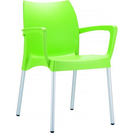 (MDK-105523) Siesta Dolce 4-poots stoel lime groen, Huis en Inrichting, Stoelen, Nieuw, Ophalen of Verzenden