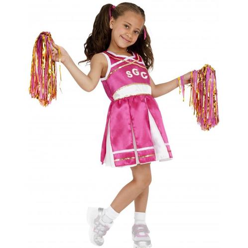 Roze cheerleader pakje voor meisjes - Cheerleader kleding, Kinderen en Baby's, Carnavalskleding en Verkleedspullen, Ophalen of Verzenden
