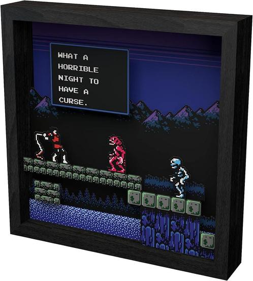Pixel Frames - Castlevania 2 Simons Quest Horrible Night, Spelcomputers en Games, Spelcomputers | Overige Accessoires, Verzenden