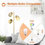 COSTWAY Vloerlamp, moderne staande vloerlamp met 3 LED-lampe, Huis en Inrichting, Woonaccessoires | Overige, Verzenden, Zo goed als nieuw