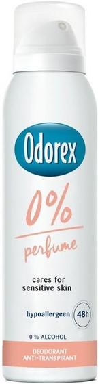 ODOREX 0% PERFUME DEO SPRAY SPUITBUS 150 ML, Verzenden, Nieuw