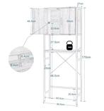 Wasmachinekast met Verstelbare Plank voor Badkamer, Verzenden, Nieuw