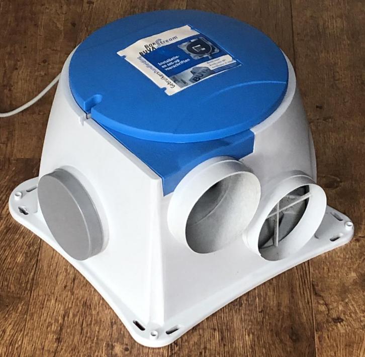 Gereviseerde Buva BoxStream ventilatiebox. (350m3), Doe-het-zelf en Verbouw, Ventilatie en Afzuiging, Ophalen of Verzenden