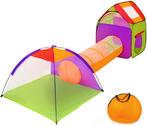Eco Toys Oranje/Groen 3-in-1 Speeltent, Verzenden, Nieuw