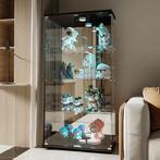 Glazen Vitrinekast met LED en Dubbele Deuren – 4 Planken, Huis en Inrichting, Verzenden, Nieuw