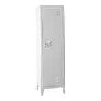 Lockerkast Kurikka metaal 137x38x38 cm wit [en.casa], Verzenden, Nieuw in verpakking