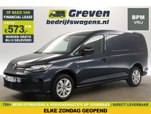 Volkswagen Caddy Maxi 2.0 TDI Style L2H1 BPM VRIJ €573pm, Auto's, Bestelauto's, Automaat, Diesel, Blauw, Volkswagen, Verzenden