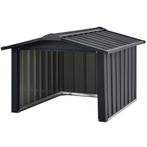 Metalen Maairobotgarage - 86 x 98 x 63cm - Antraciet, Tuin en Terras, Verzenden, Nieuw