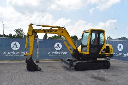 Veiling: Rupsgraafmachine Hyundai R55-7 Diesel, Zakelijke goederen, Machines en Bouw | Kranen en Graafmachines, Graafmachine, Ophalen