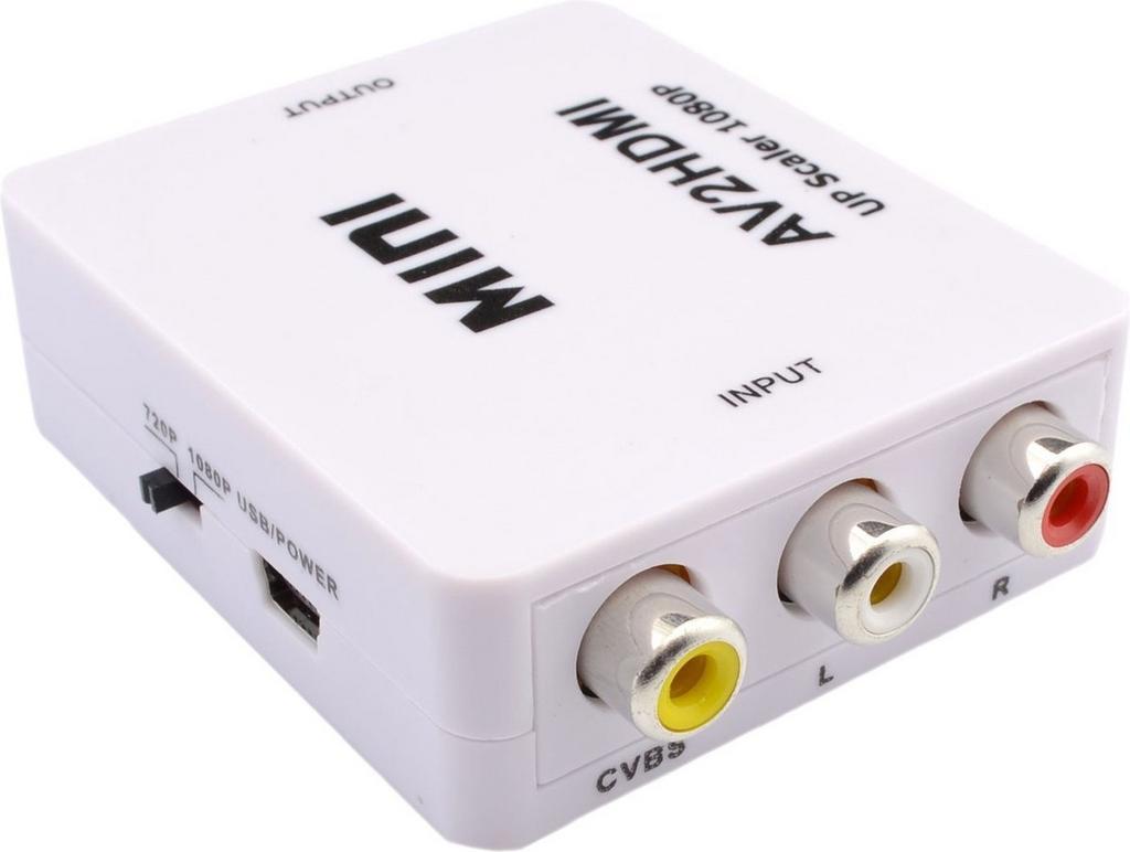 Langskomen Hoofd Publiciteit ≥ Tulp Naar HDMI Converter - AV / Composiet RCA To HDMI Audio —  Televisiebeugels — Marktplaats