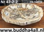 Versteend hout schalen en borden / fruitschalen fossiel hout, Overige materialen, Schaal, Nieuw, Ophalen of Verzenden