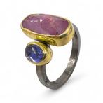 Zonder Minimumprijs - Ring Zilver - 4.07ct. tw. Robijn -, Nieuw