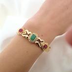 18 Krt. Gouden Oosterse slavenarmband | Ø 60 mm, Sieraden, Tassen en Uiterlijk, Armbanden, Gebruikt, Overige kleuren, Ophalen of Verzenden